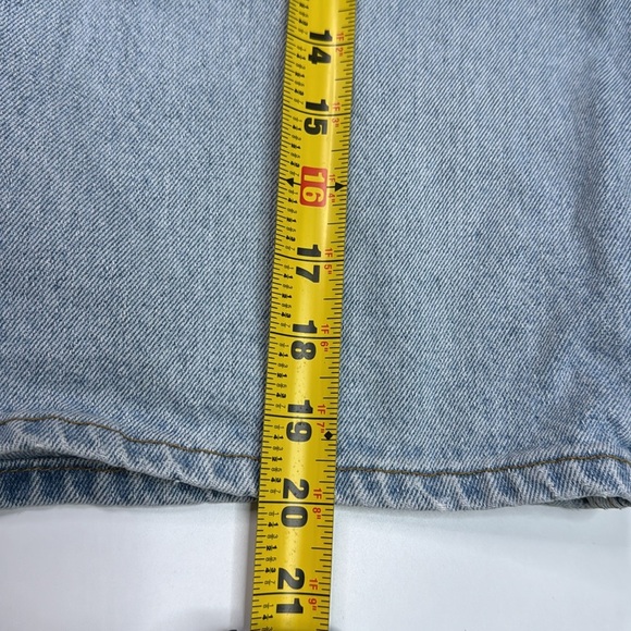 Vintage Industrial Rags Hardware Denim Shorts Size 32 Waist 28" - Picture 7 of 9